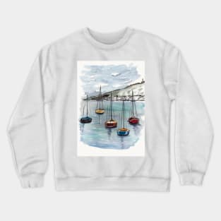 Relaxing Day on the Boat Crewneck Sweatshirt